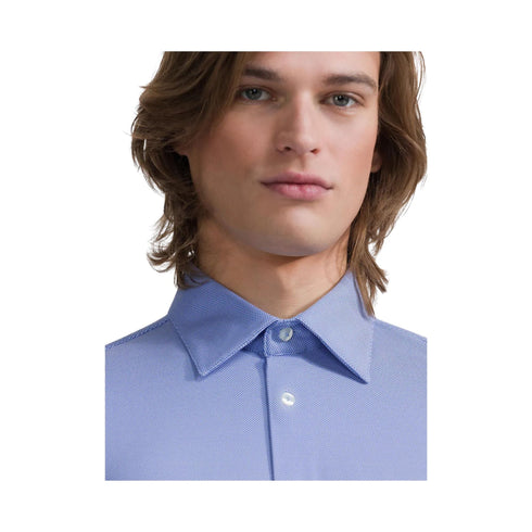 RRD Camicia casual Camicia Uomo modello Oxford jacquard Blu bianco P24-RRD24253-V60-46 - Francavilla Moda